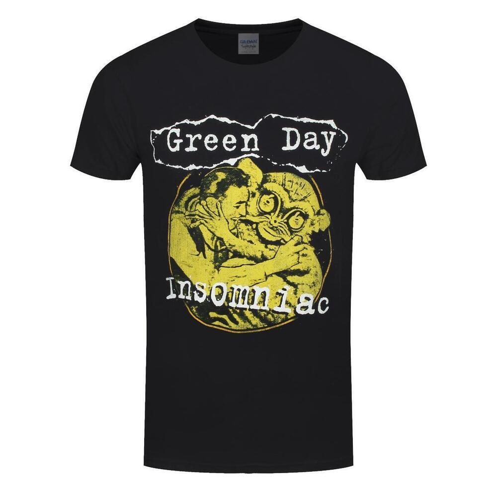 Green Day Free Hugs Mens Black Tshirt